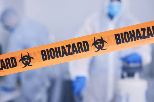 Professional Biohazard technician working in White Marsh, MD